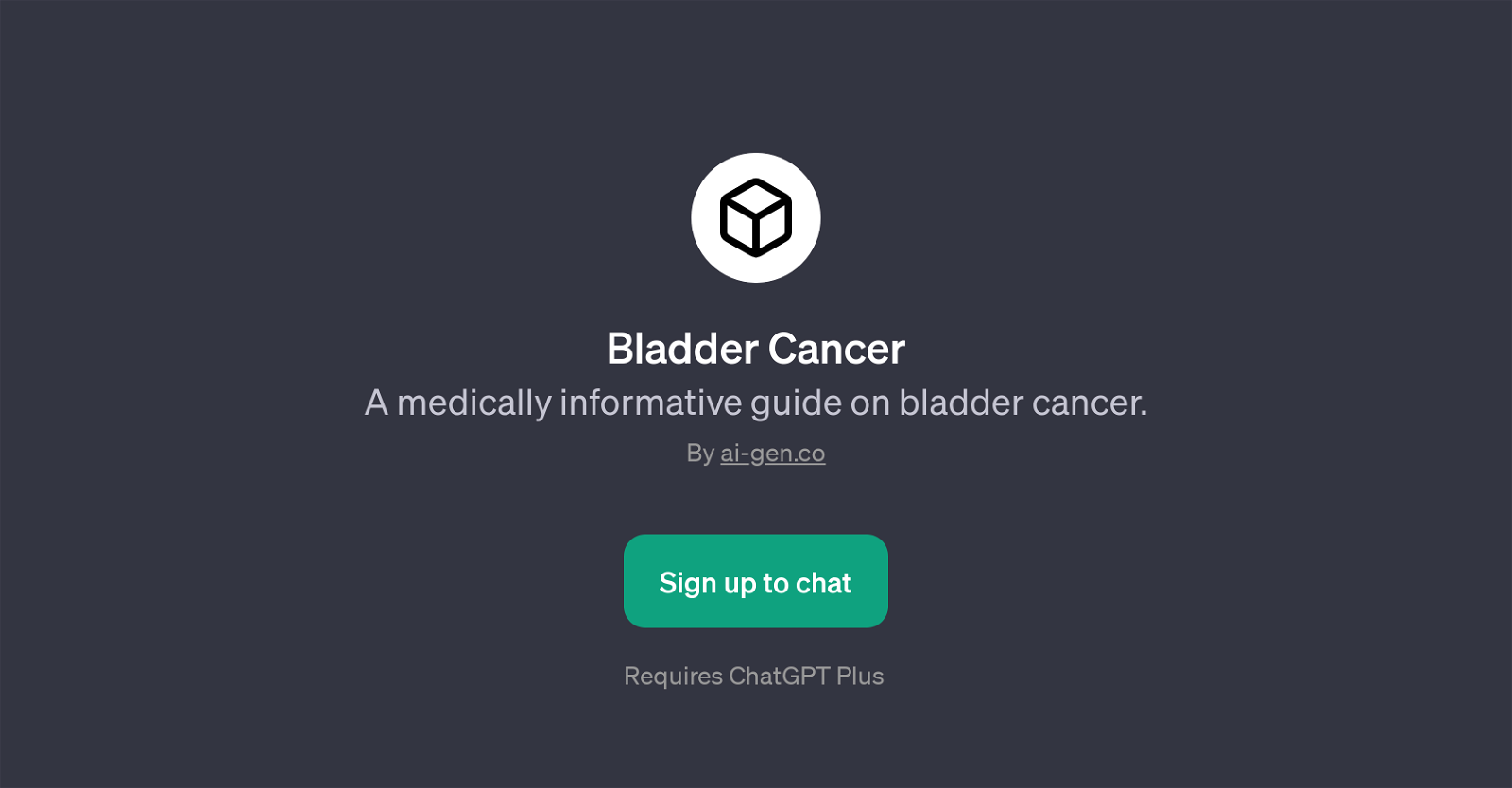 Bladder Cancer website