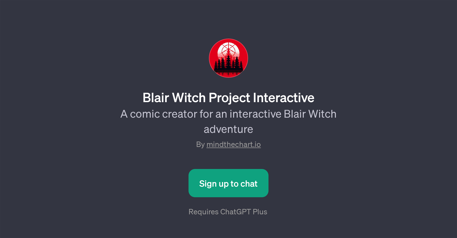 Blair Witch Project Interactive website