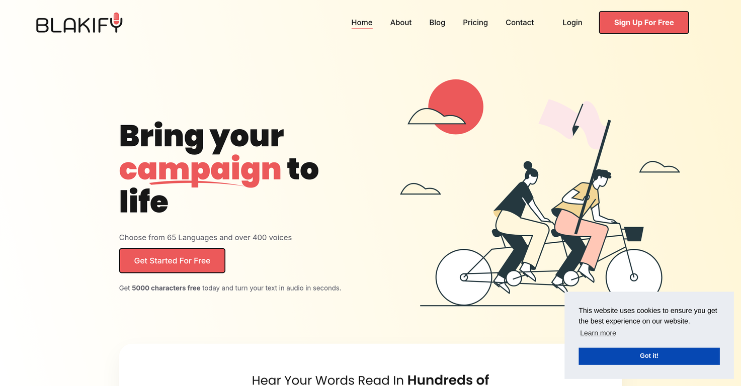 Blakify website