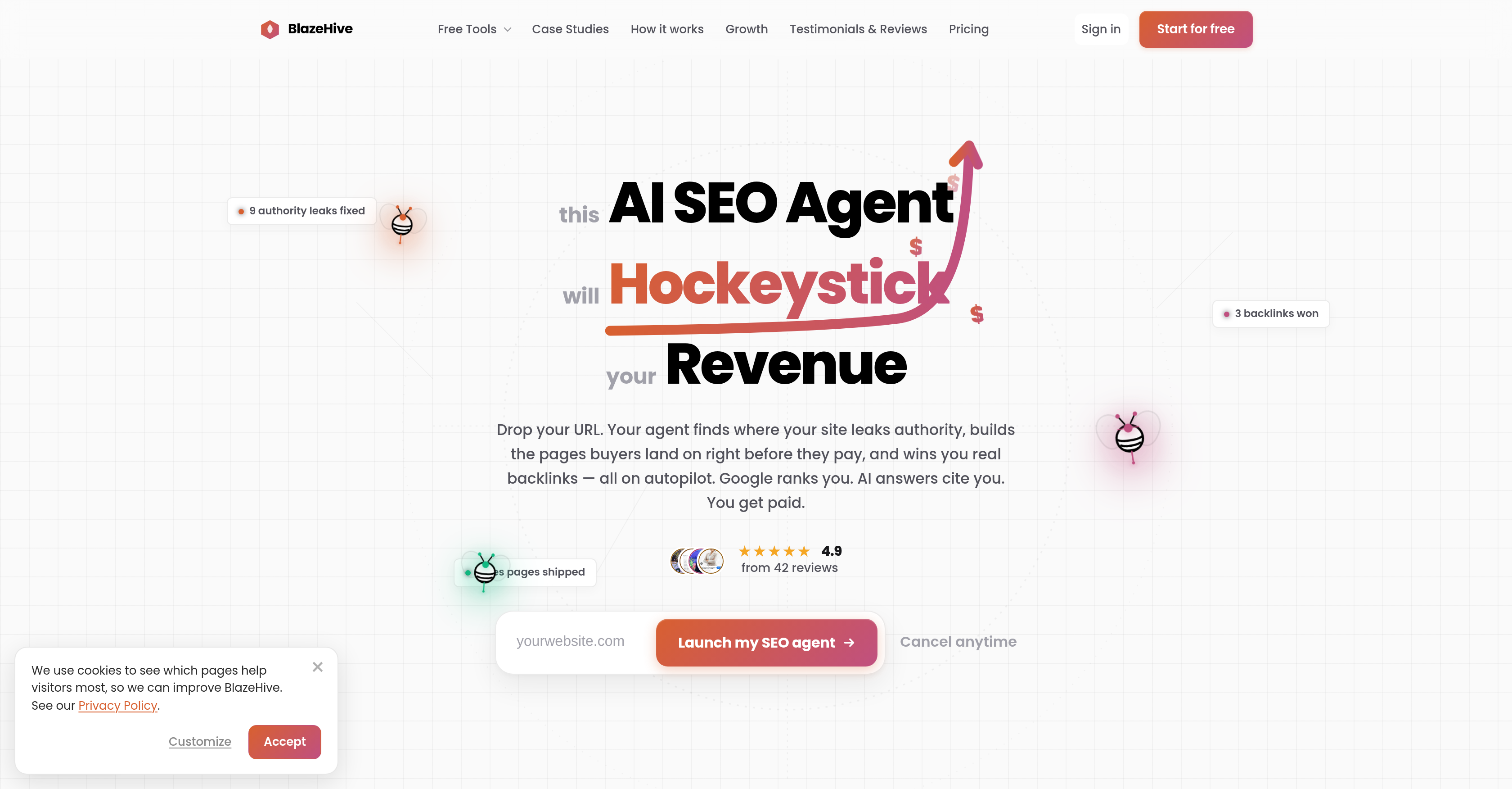 #1 AI SEO Agent: BlazeHive