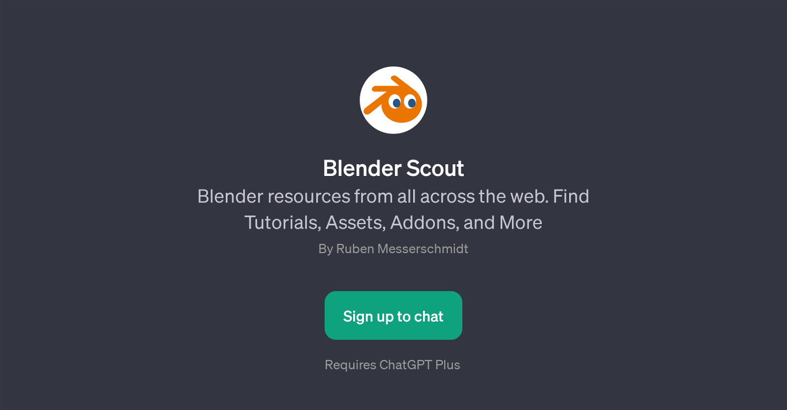 Blender Scout website
