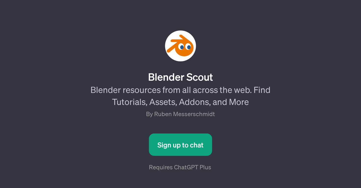 Blender Scout website