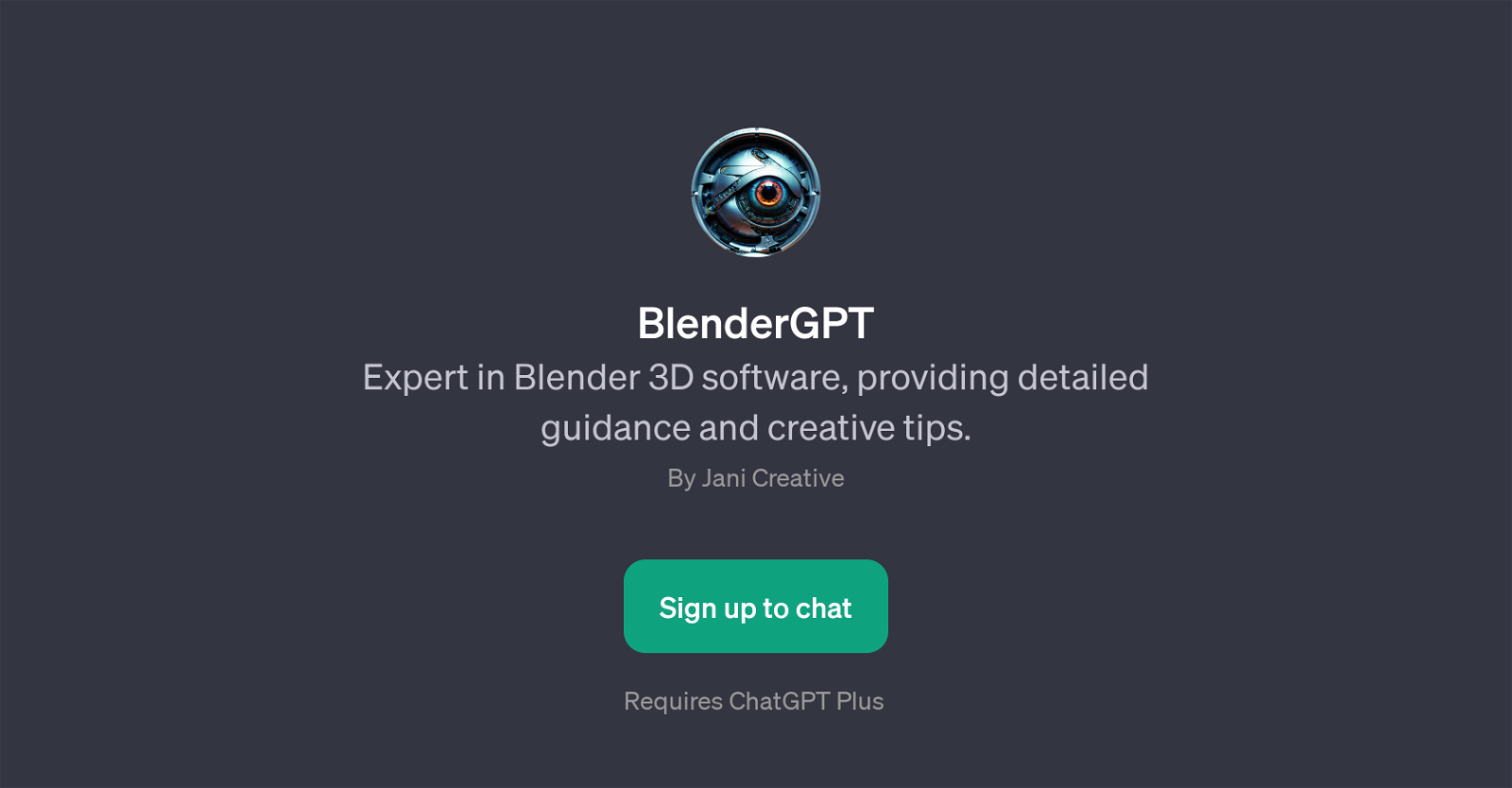 BlenderGPT website