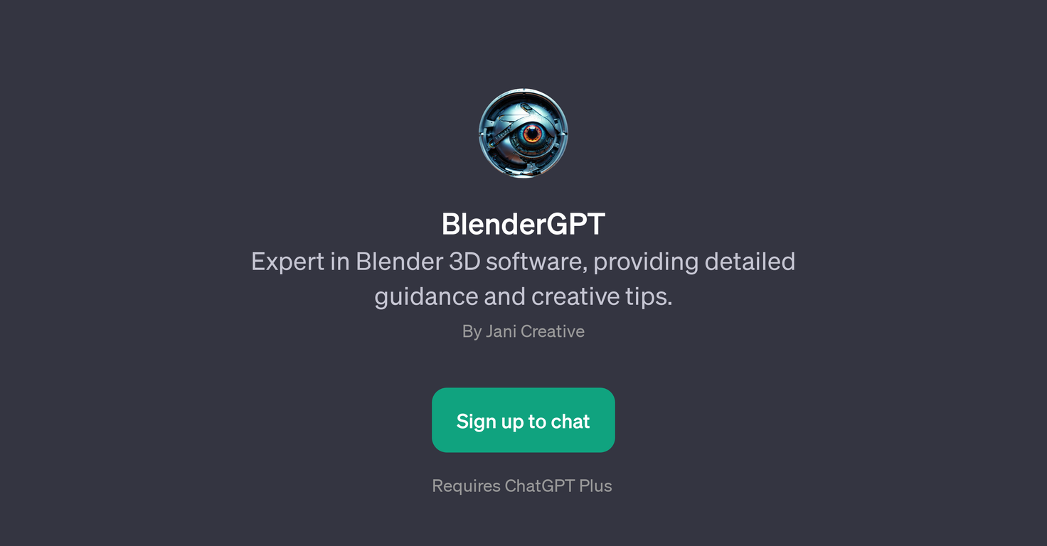 BlenderGPT website