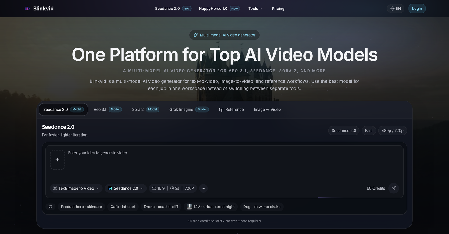 Blinkvid website