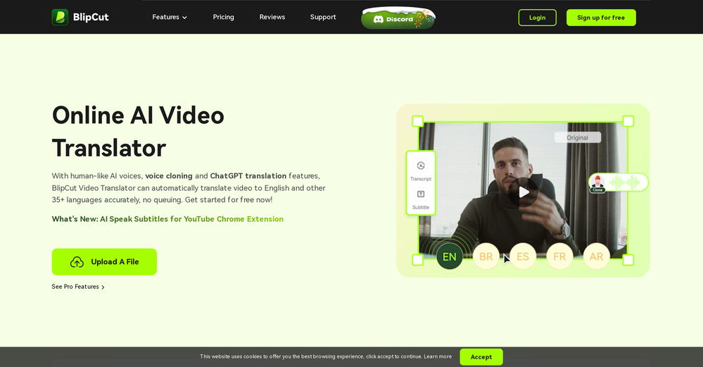 BlipCut website