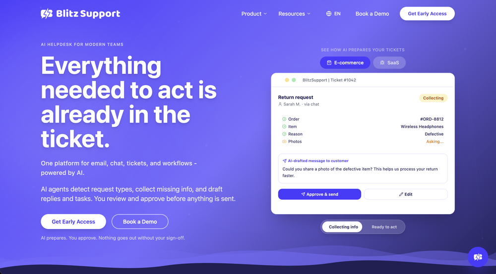 BlitzSupport website