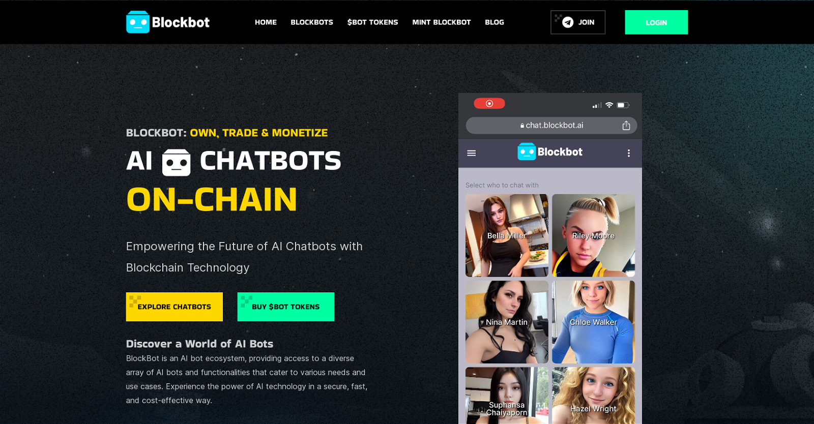BlockBot website