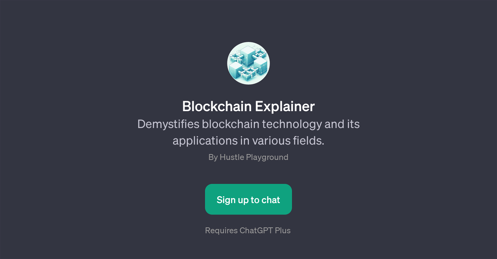 Blockchain Explainer website