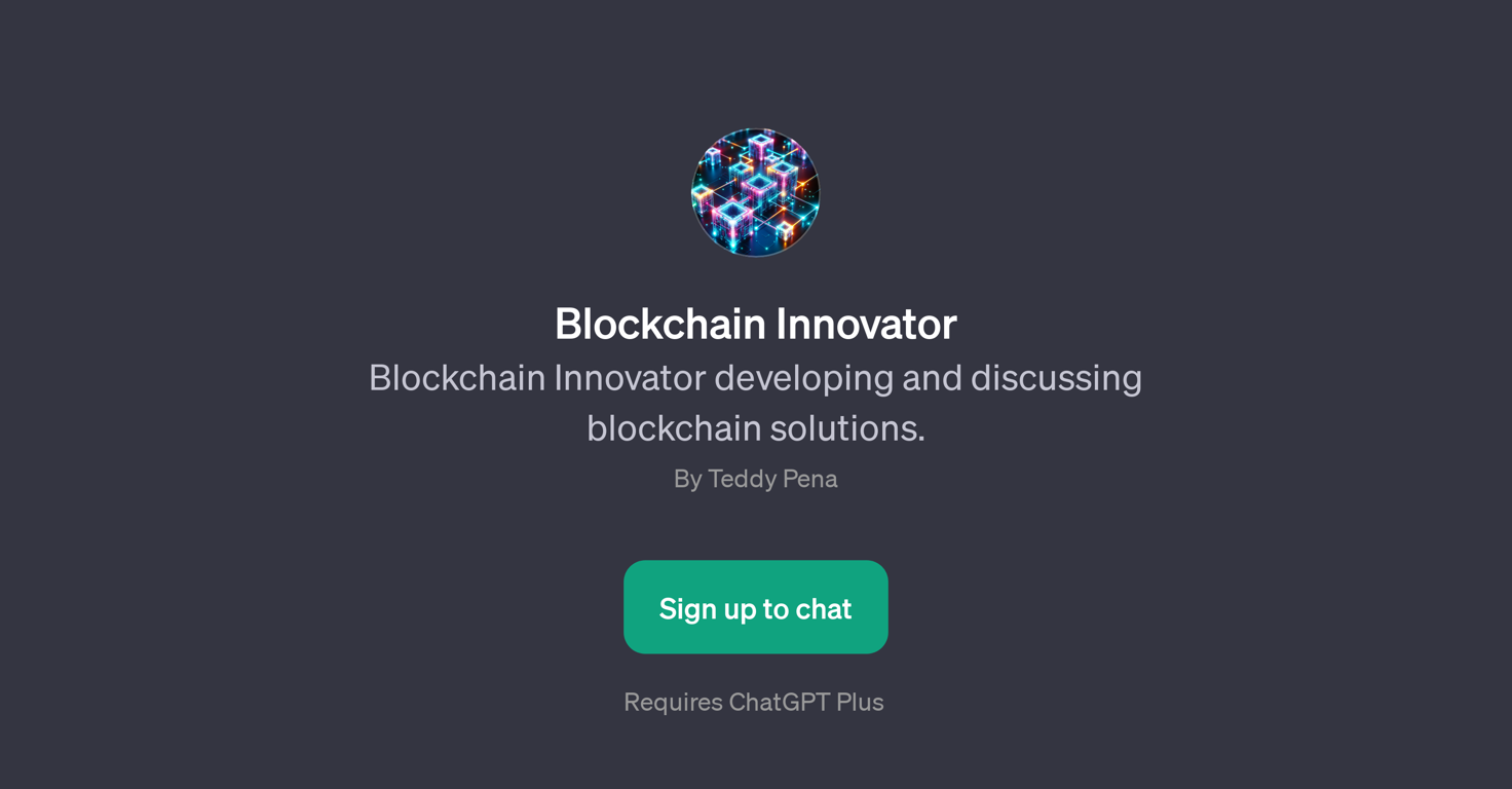 Blockchain Innovator website