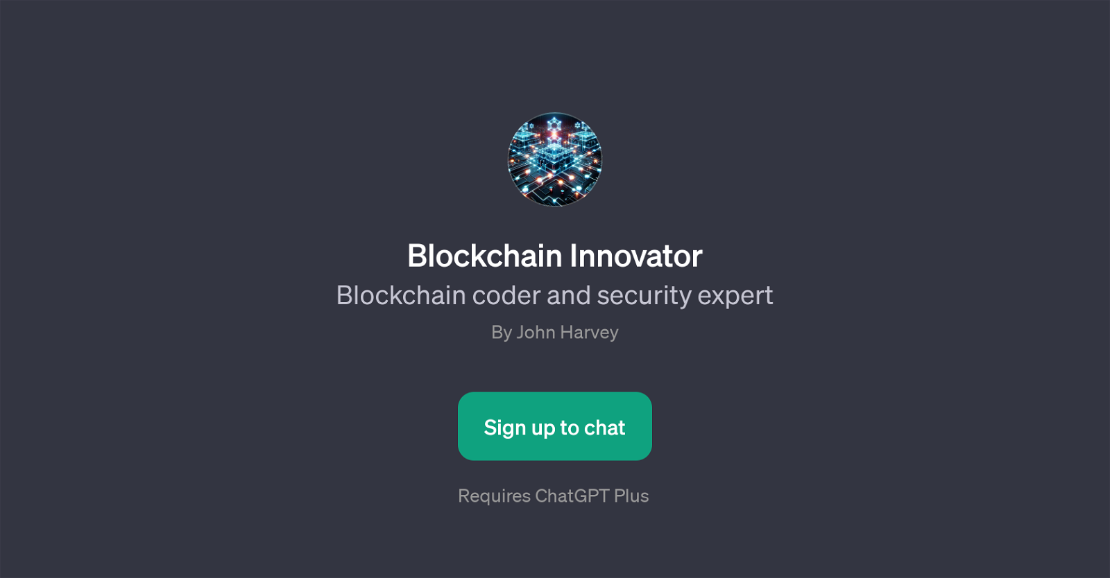 Blockchain Innovator website