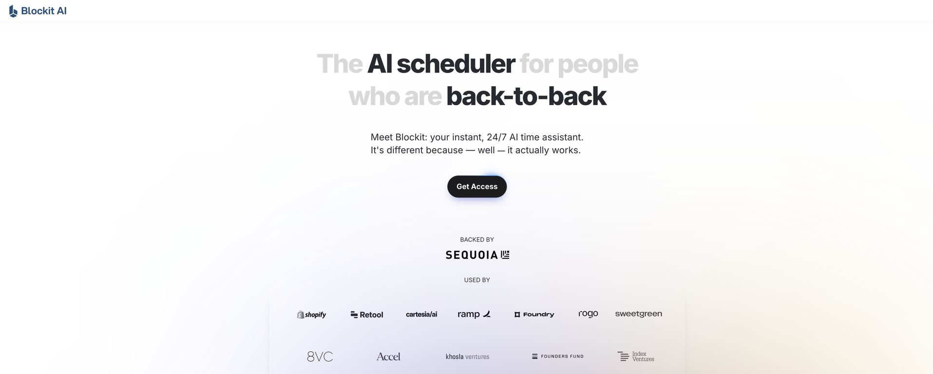Blockit AI website