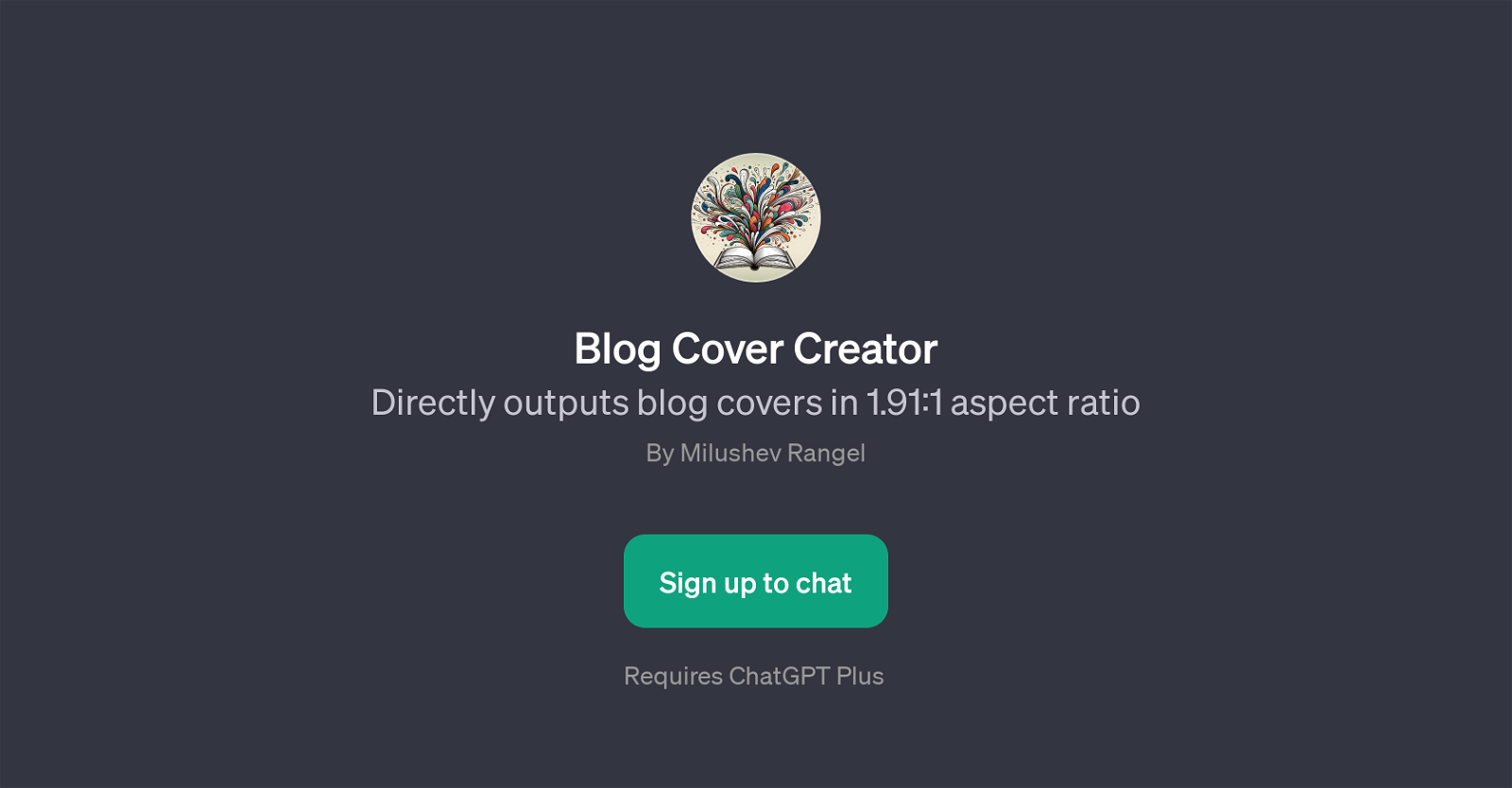 Blog Cover Creator website