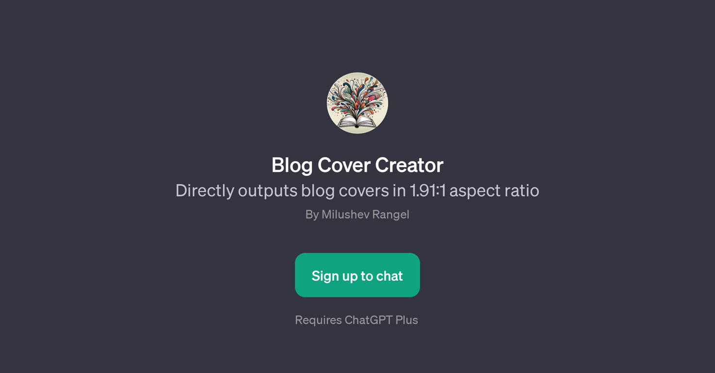 Blog Cover Creator website