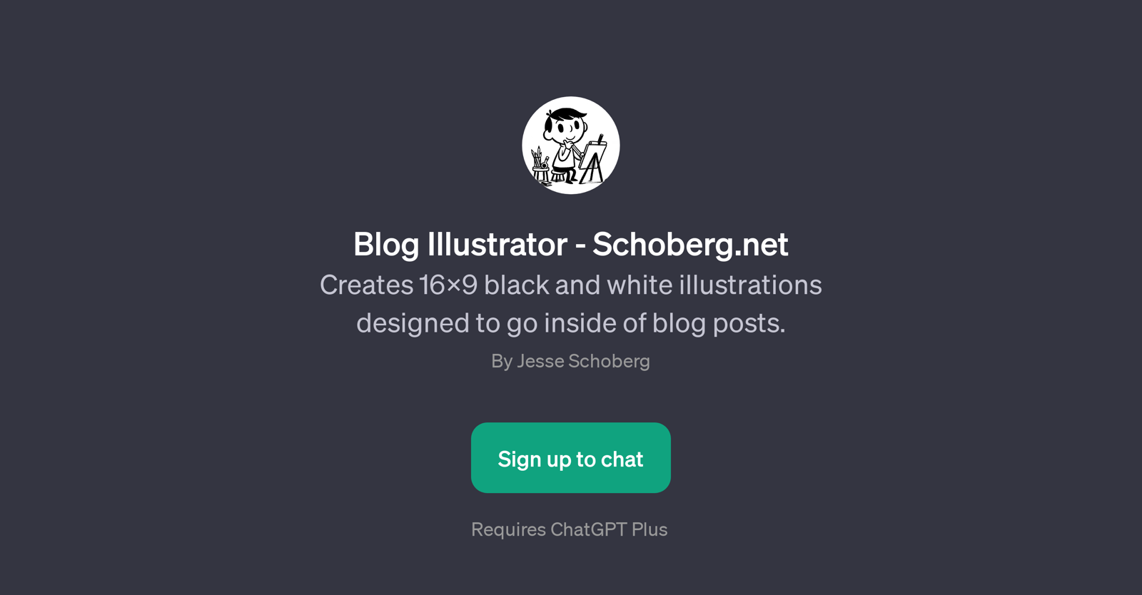 Blog Illustrator - Schoberg.net website