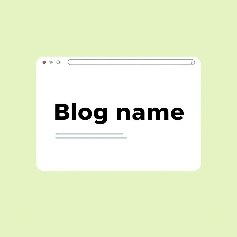 Blog name generator website