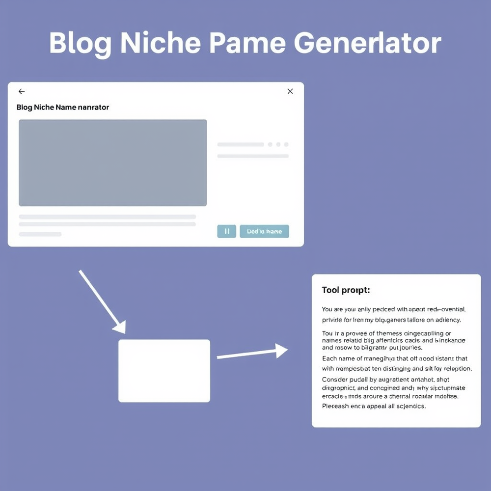 Blog Niche Name Generator website