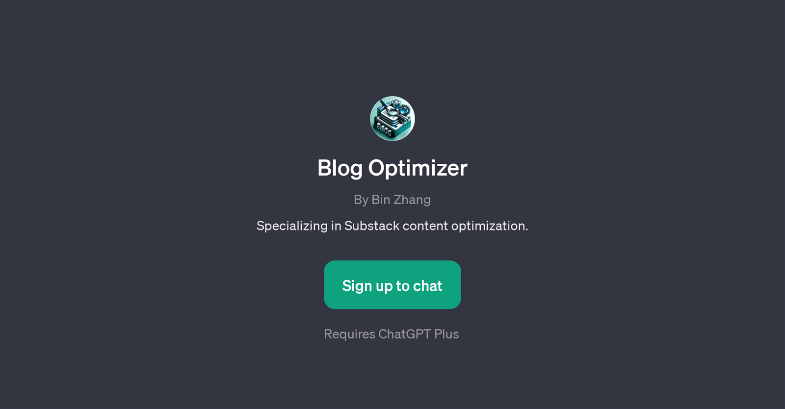 Blog Optimizer website