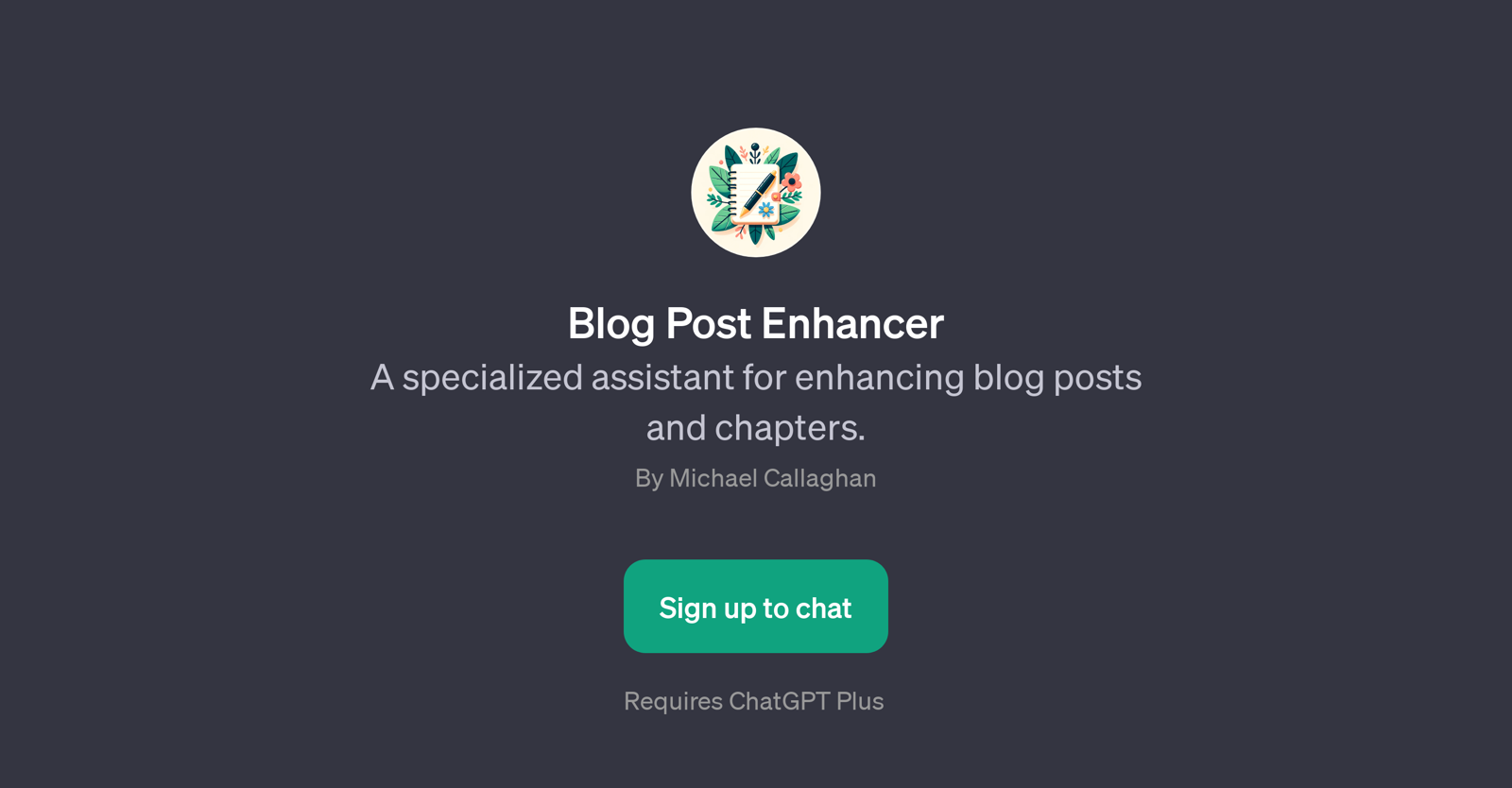 Blog Post Enhancer website