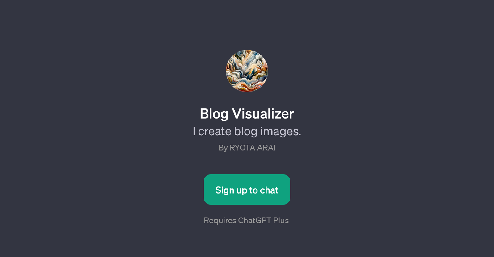 Blog Visualizer website