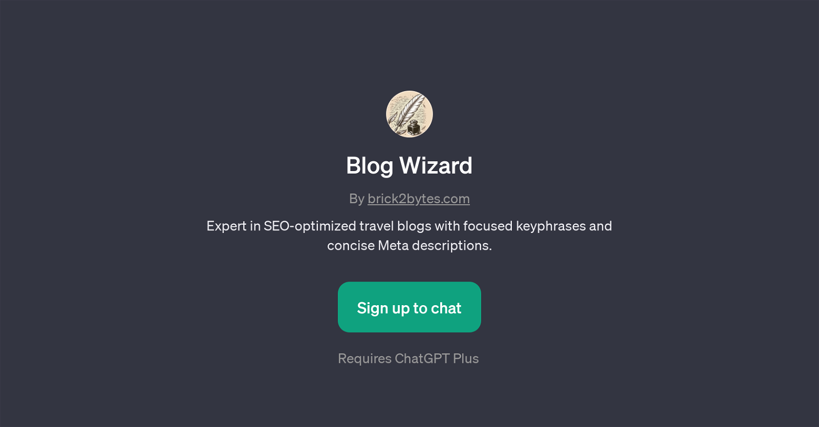 Blog Wizard website