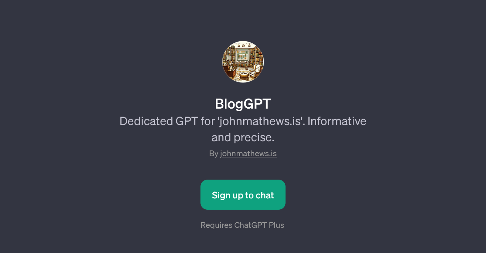BlogGPT website