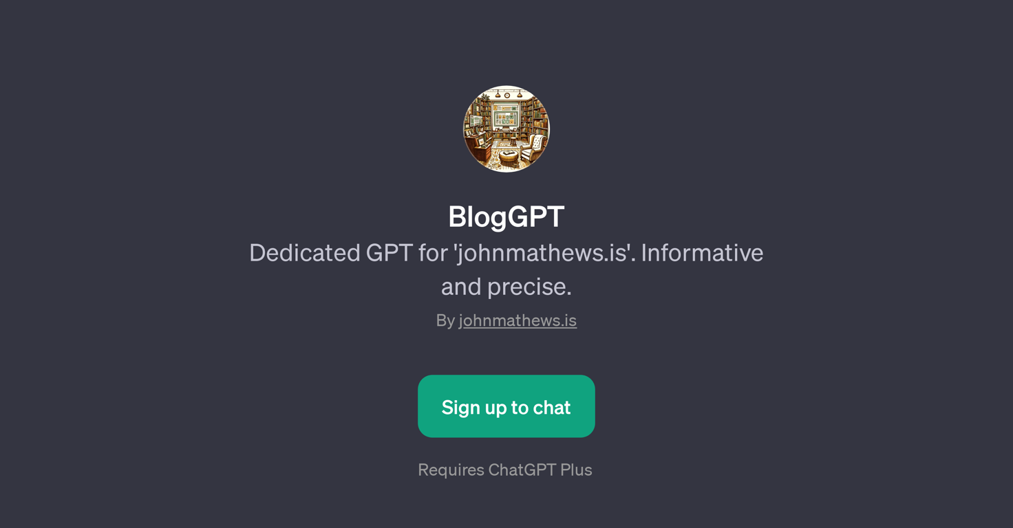 BlogGPT website