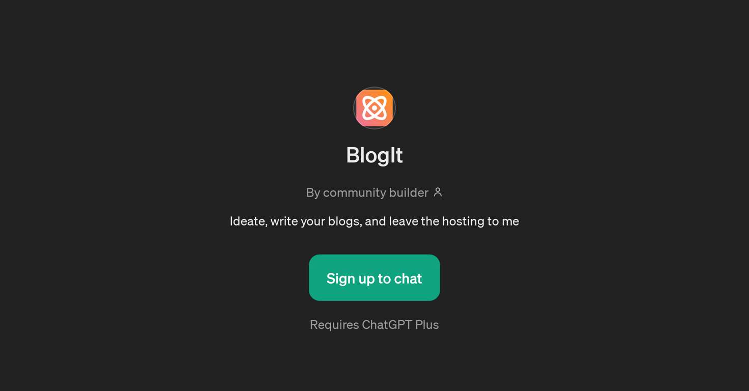 BlogIt website
