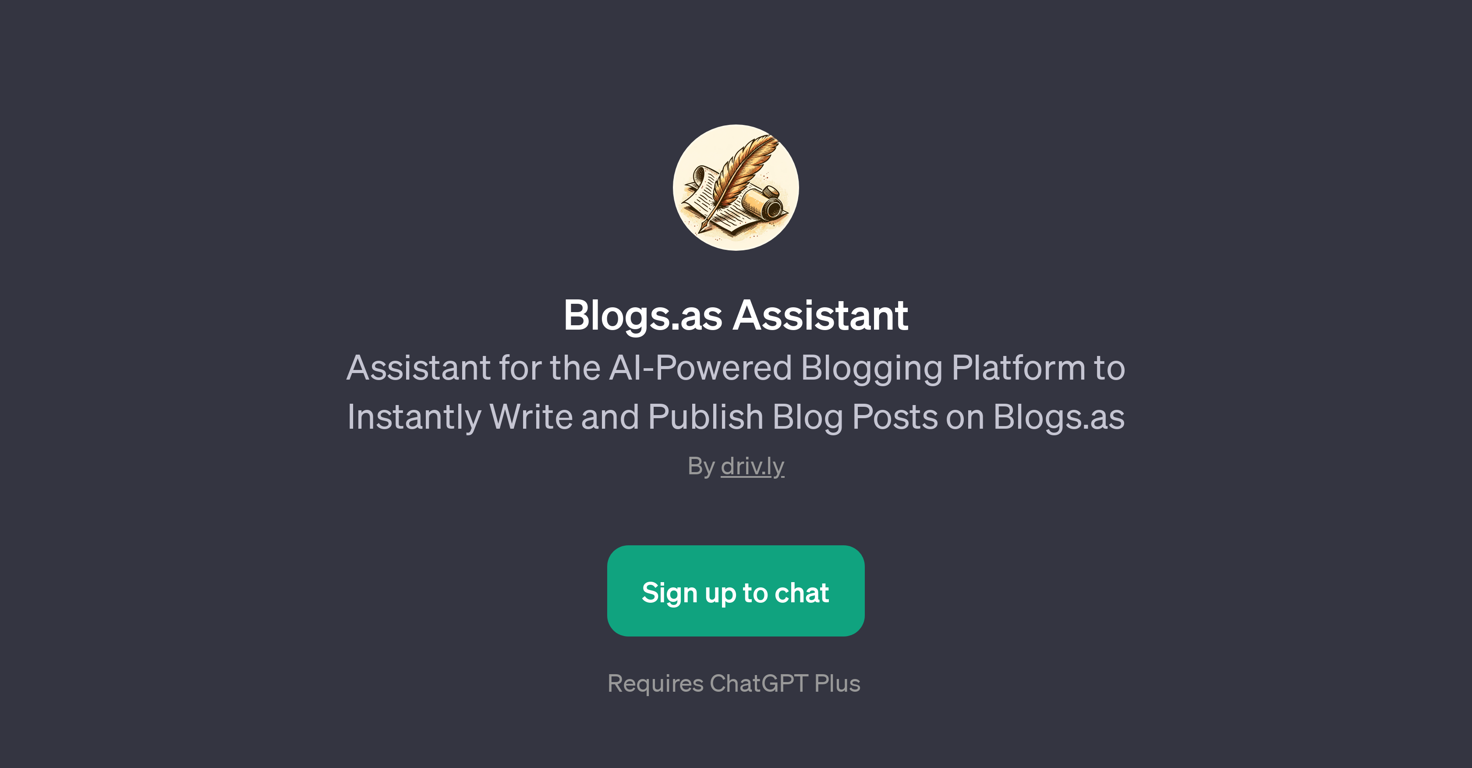 Blogs.as Assistant website