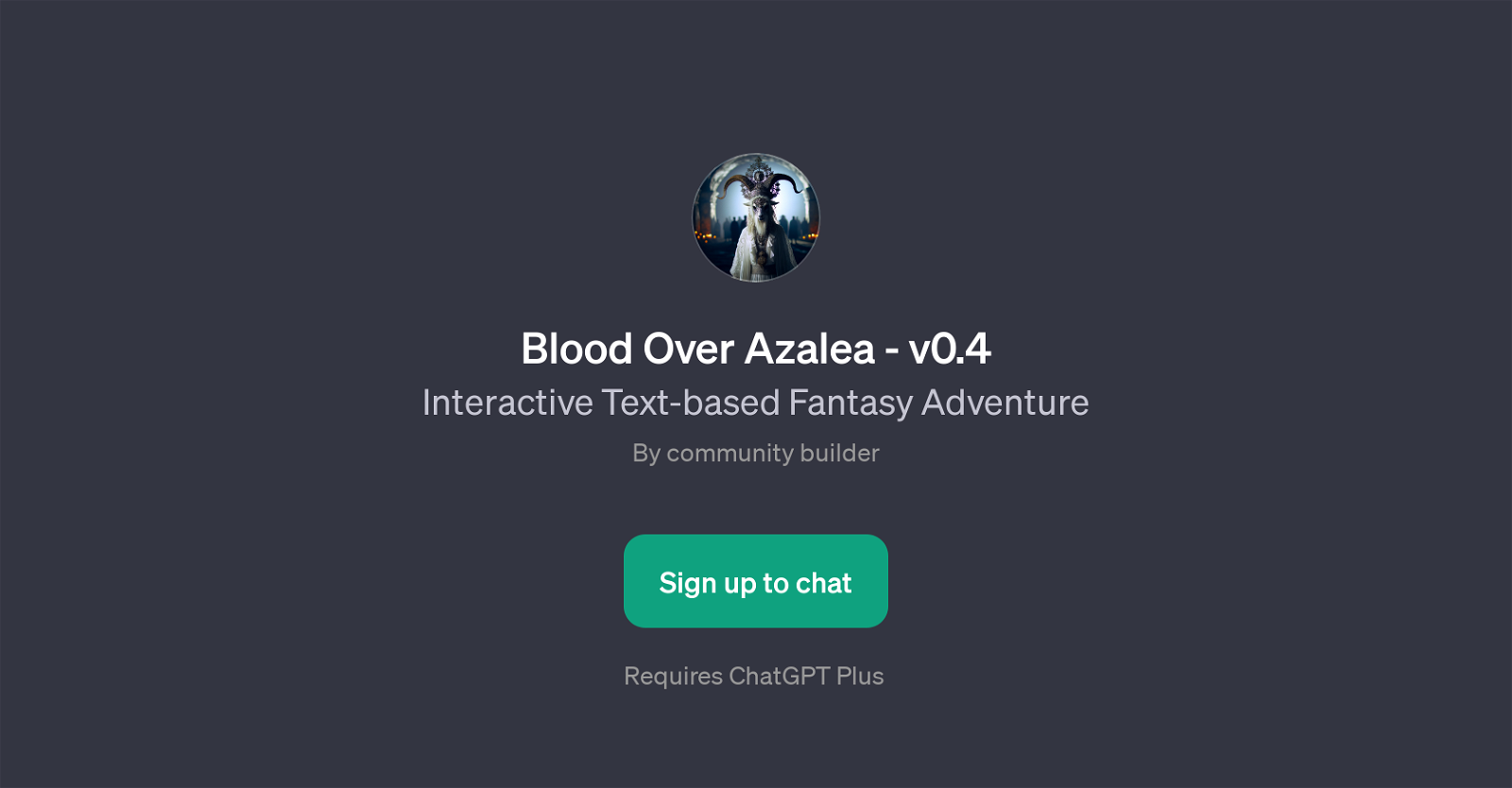 Blood Over Azalea - v0.4 website
