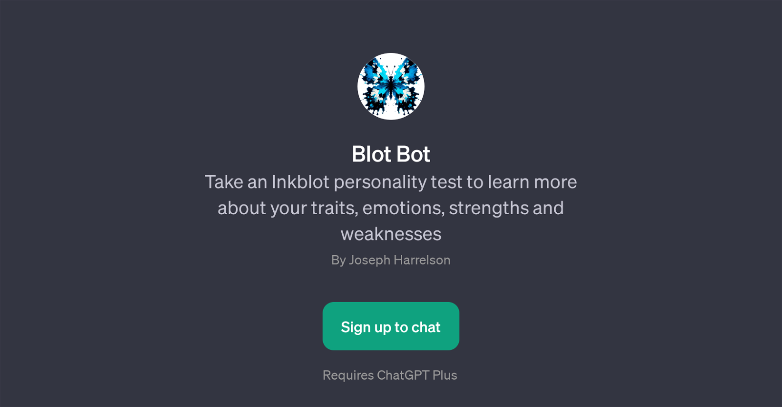 Blot Bot website