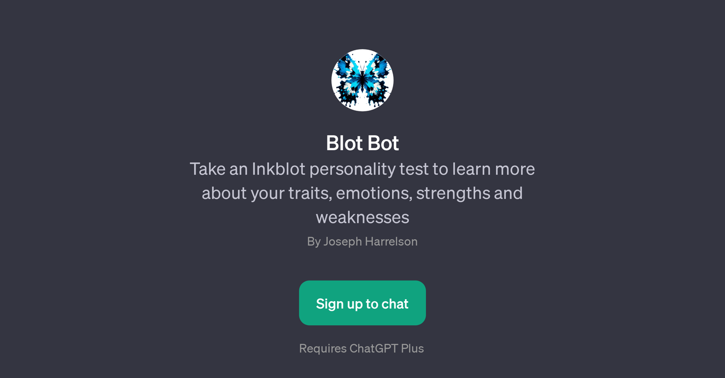 Blot Bot website