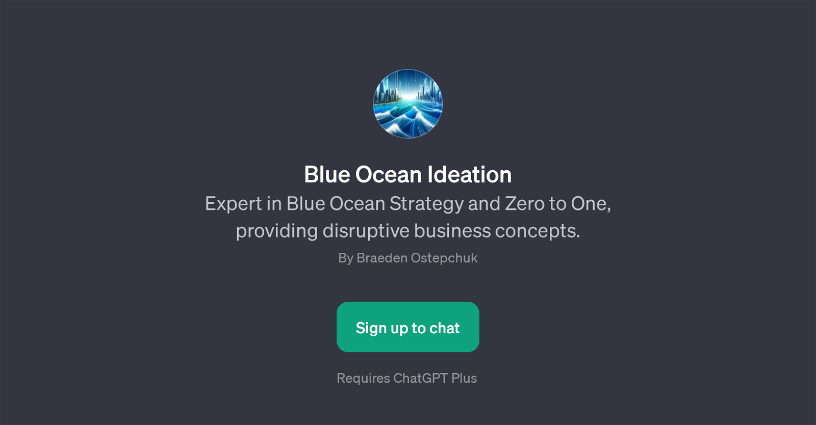 Blue Ocean Ideation website