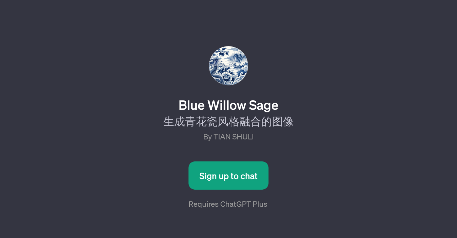 Blue Willow Sage website