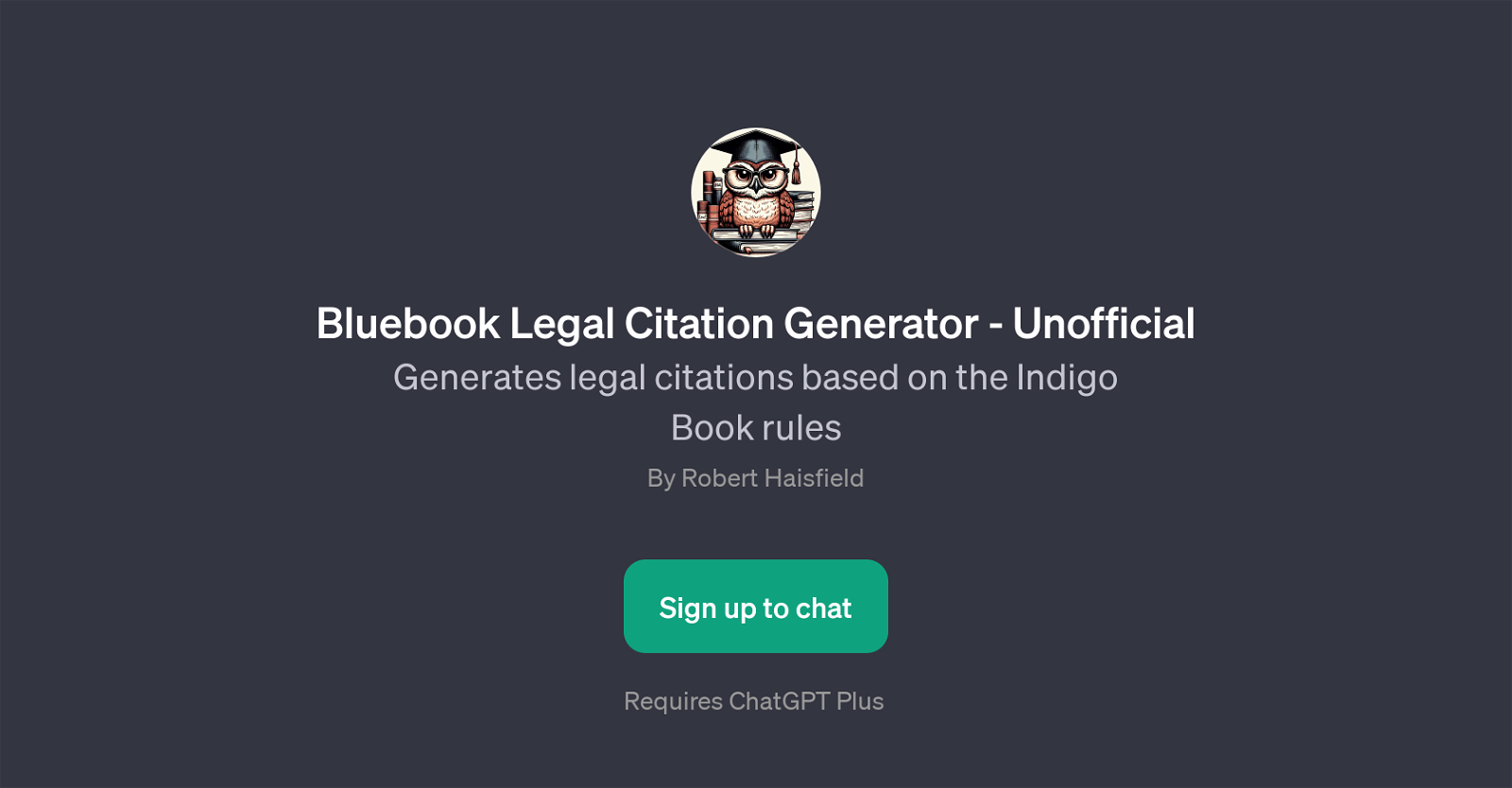 Bluebook Legal Citation Generator website