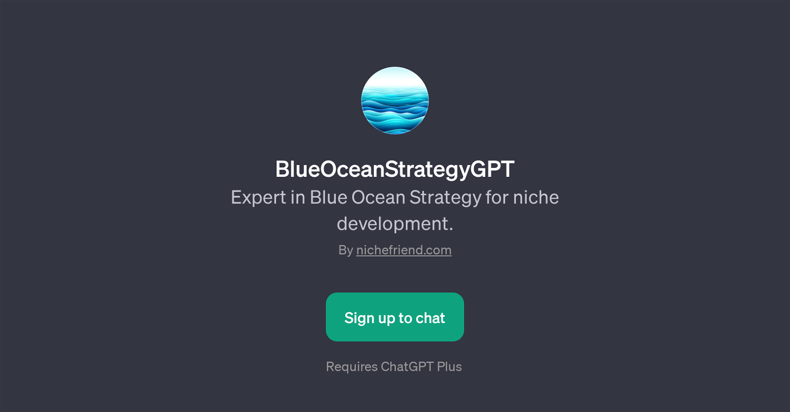 BlueOceanStrategyGPT website