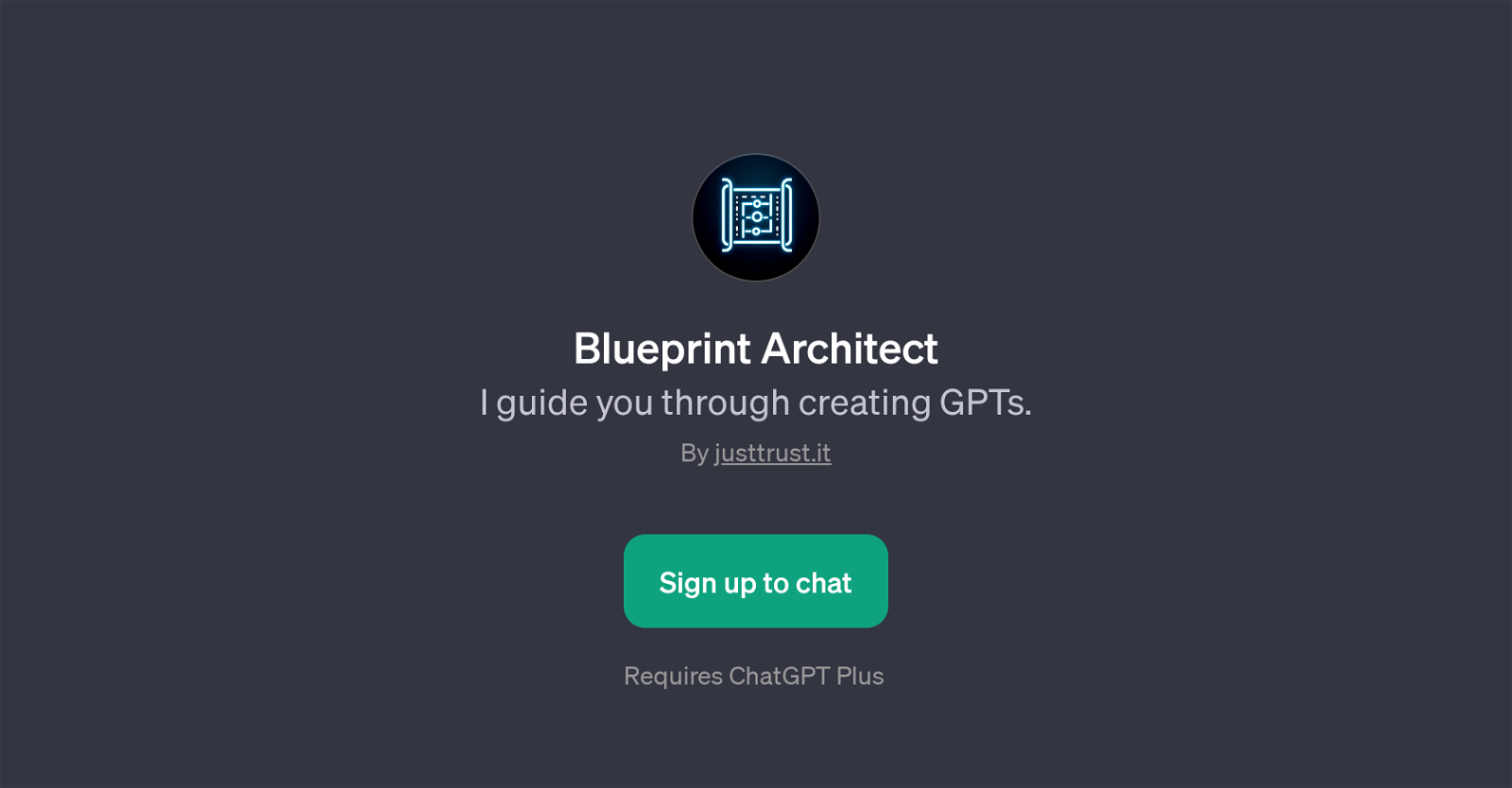 Blueprint Architect website