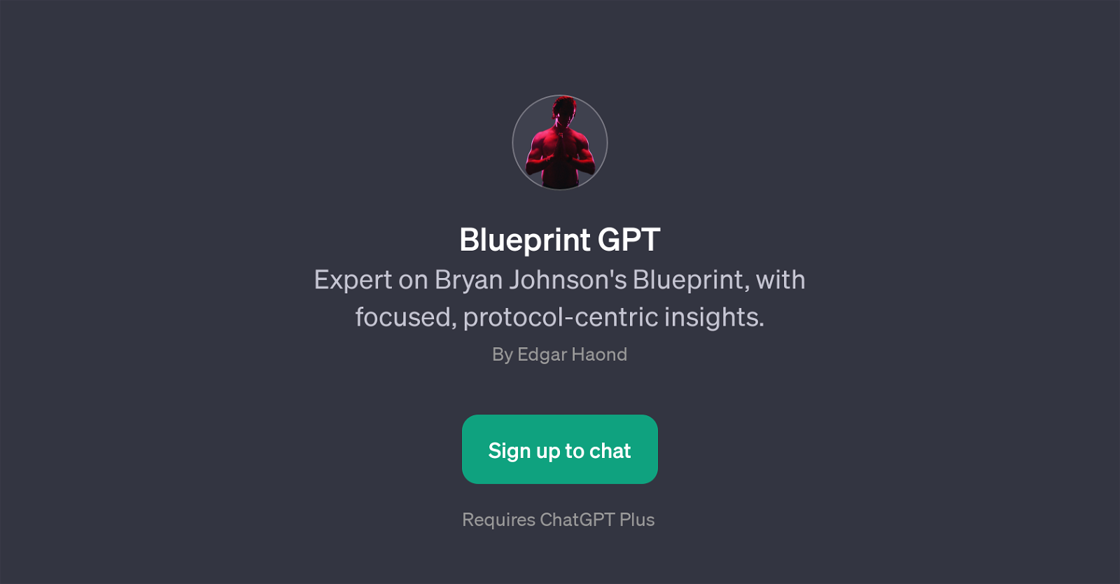 Blueprint GPT website
