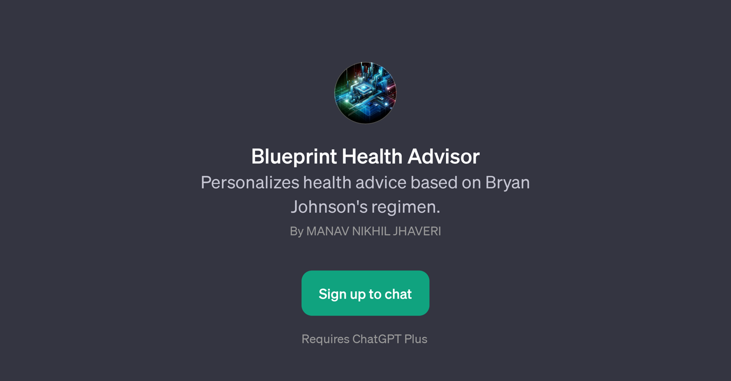 Blueprint Health Advisor website