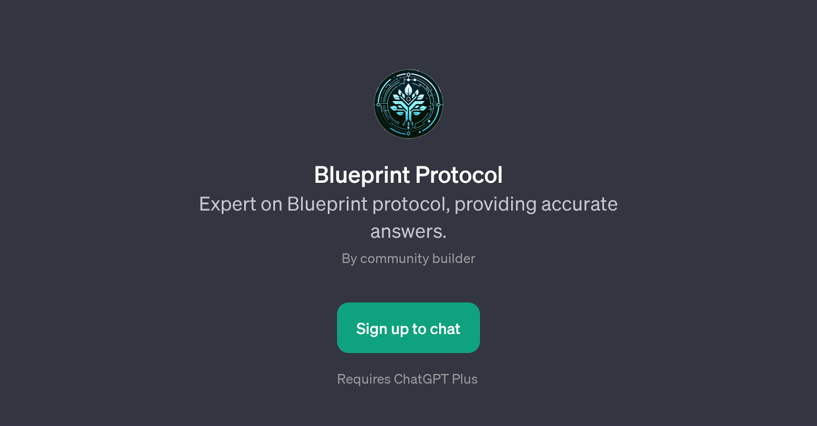 Blueprint Protocol website