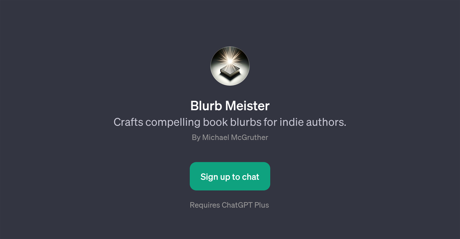 Blurb Meister website