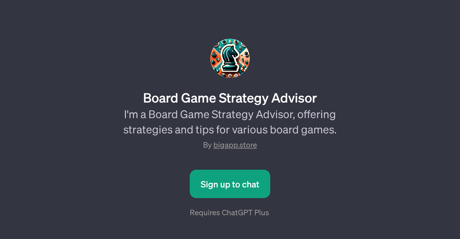 Board Game Strategy Advisor website
