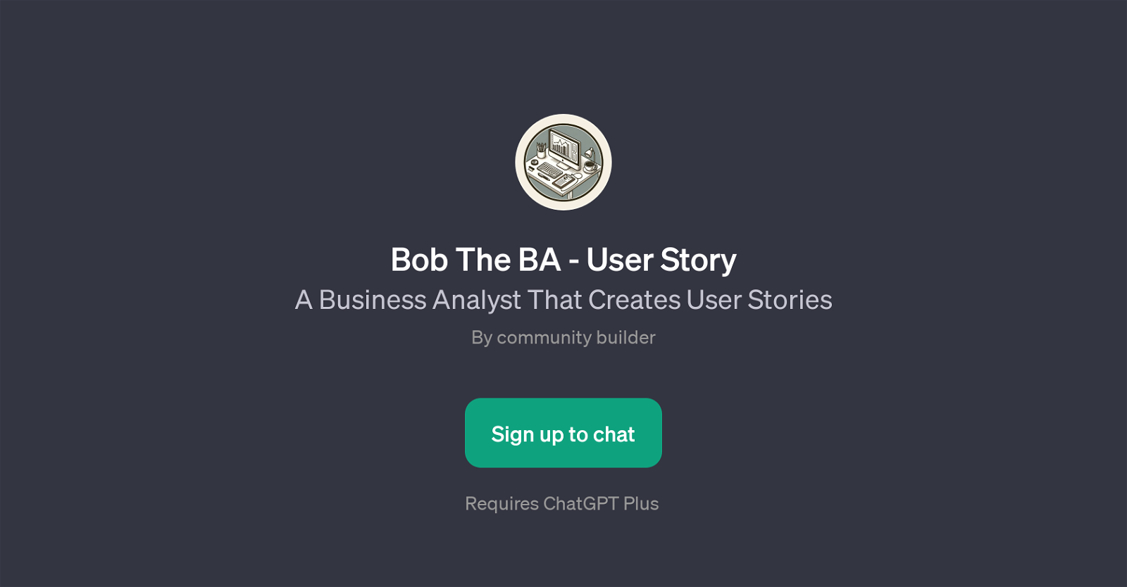 Bob The BA - User Story website
