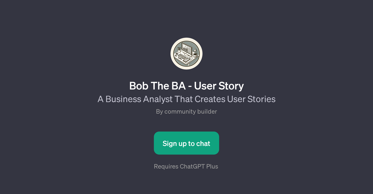 Bob The BA - User Story website