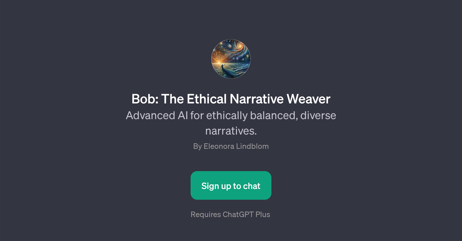 Bob: The Ethical Narrative Weaver website