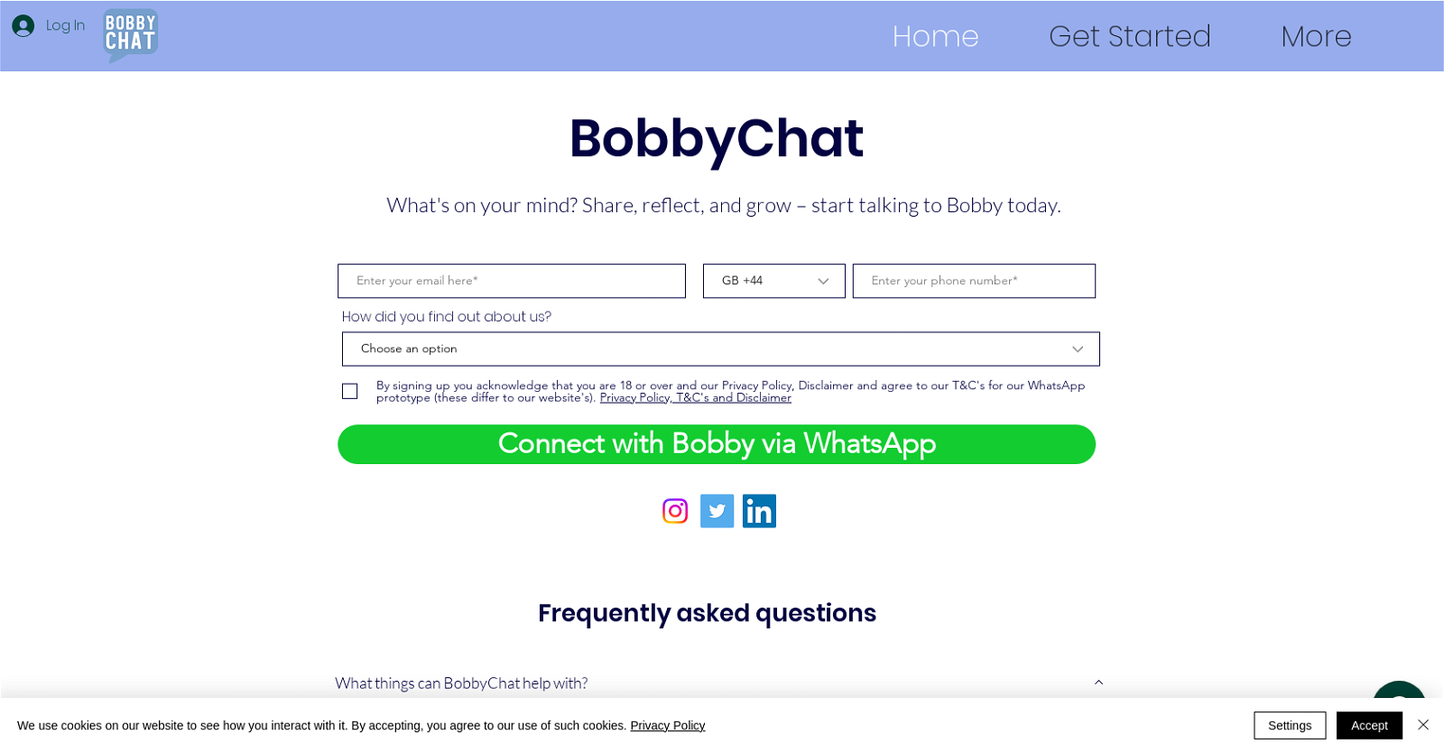 Bobby Chat website