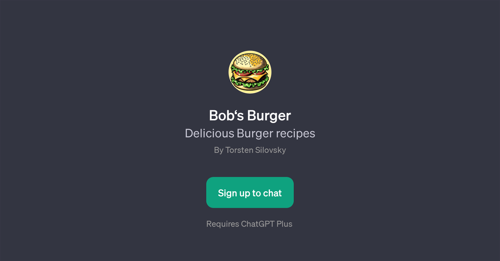 Bobs Burger website