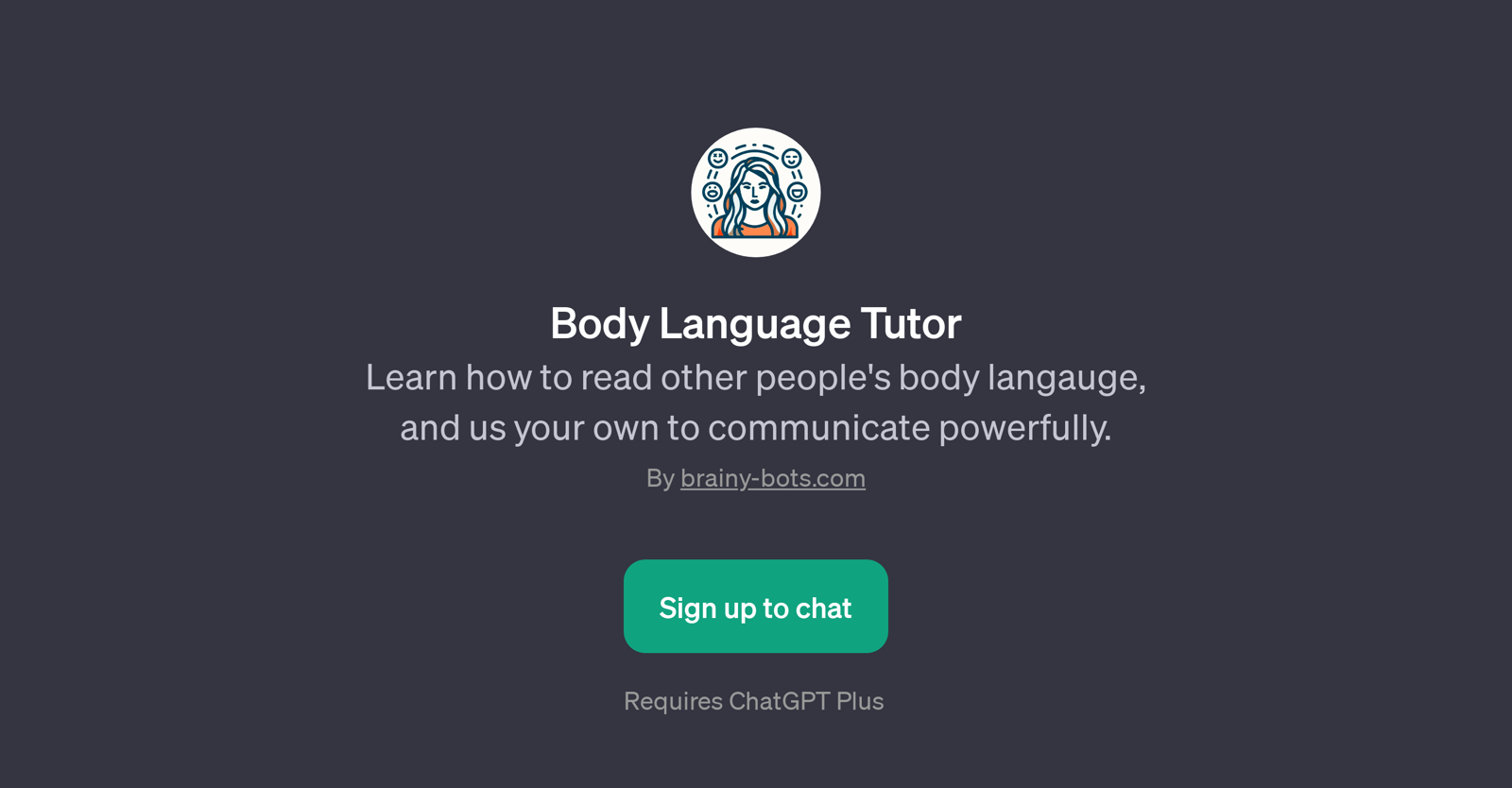 Body Language Tutor website