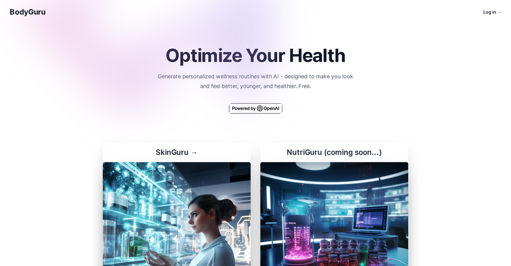 BodyGuru website
