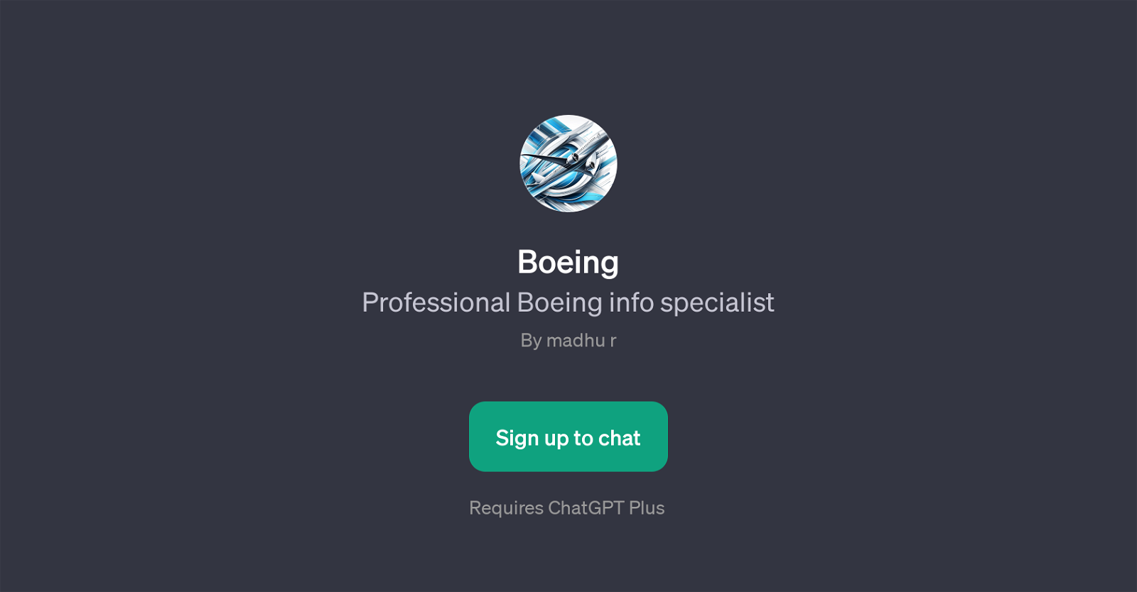 Boeing Professional Info Specialist website